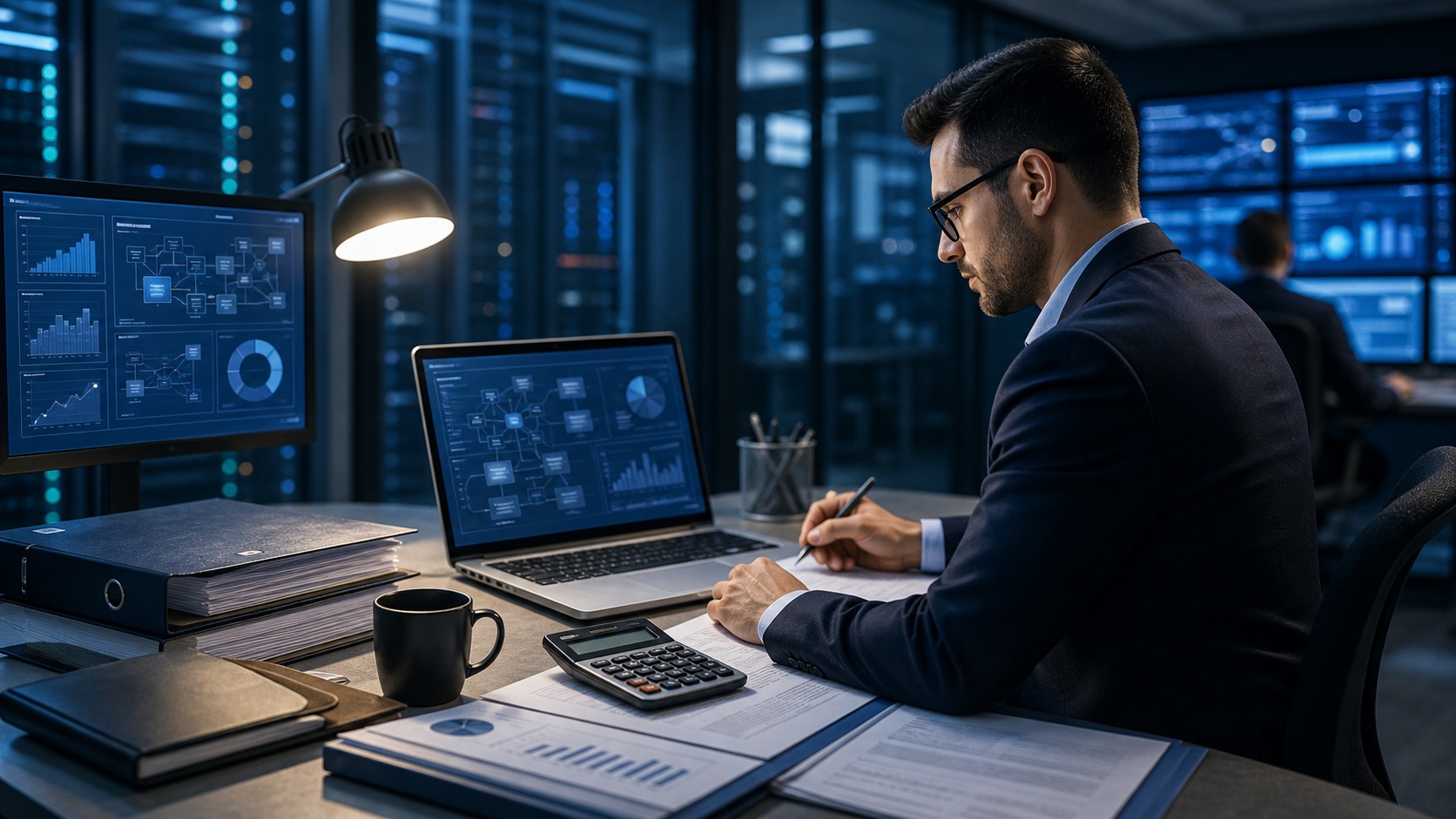 Professional accounting workspace representing IT & Systems Auditing Advanced Strategies Explained: Everything Auditors, Accountants, and Compliance Teams Need to Know