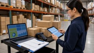 Professional accounting workspace representing Inventory Management & Valuation Internal Controls in Managerial and Cost Accounting: A Practical Guide with Real Examples