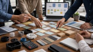 Professional accounting workspace representing Activity-Based Costing (ABC) Real-World Case Studies in Managerial and Cost Accounting: A Practical Guide with Real Examples